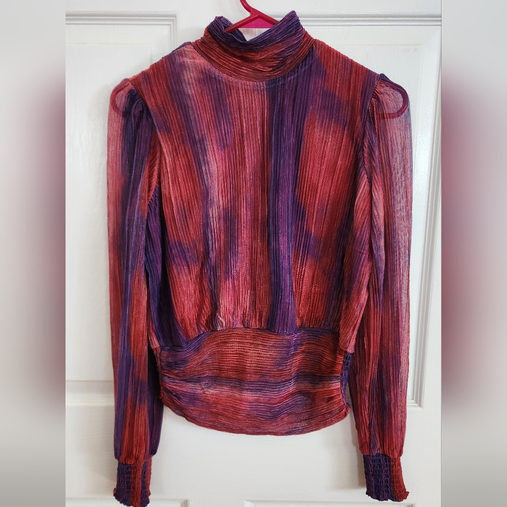 Elegant Pink and Purple Women's Top